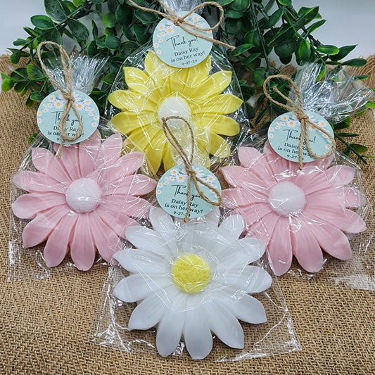 Large Daisy Soap Favors Baby Shower Floral Bridal Shower Decor Baby In Bloom Theme Large Daisy Party Favors Gift For Guests