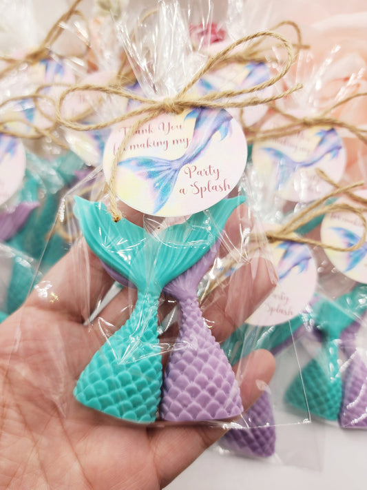 Mermaid Tail Soap Mermaid Party Favor Mermaid Tails Beach Soap Beach Birthday Party Gift For Girl Baby Shower Favor Bridal Shower Favor