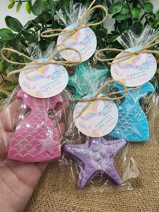 Under The Sea Mermaid Tail Soap Mermaid Party Favor Mermaid Tails Star Fish Beach Soap Beach Birthday Party Gift For Girl Baby Shower Favor