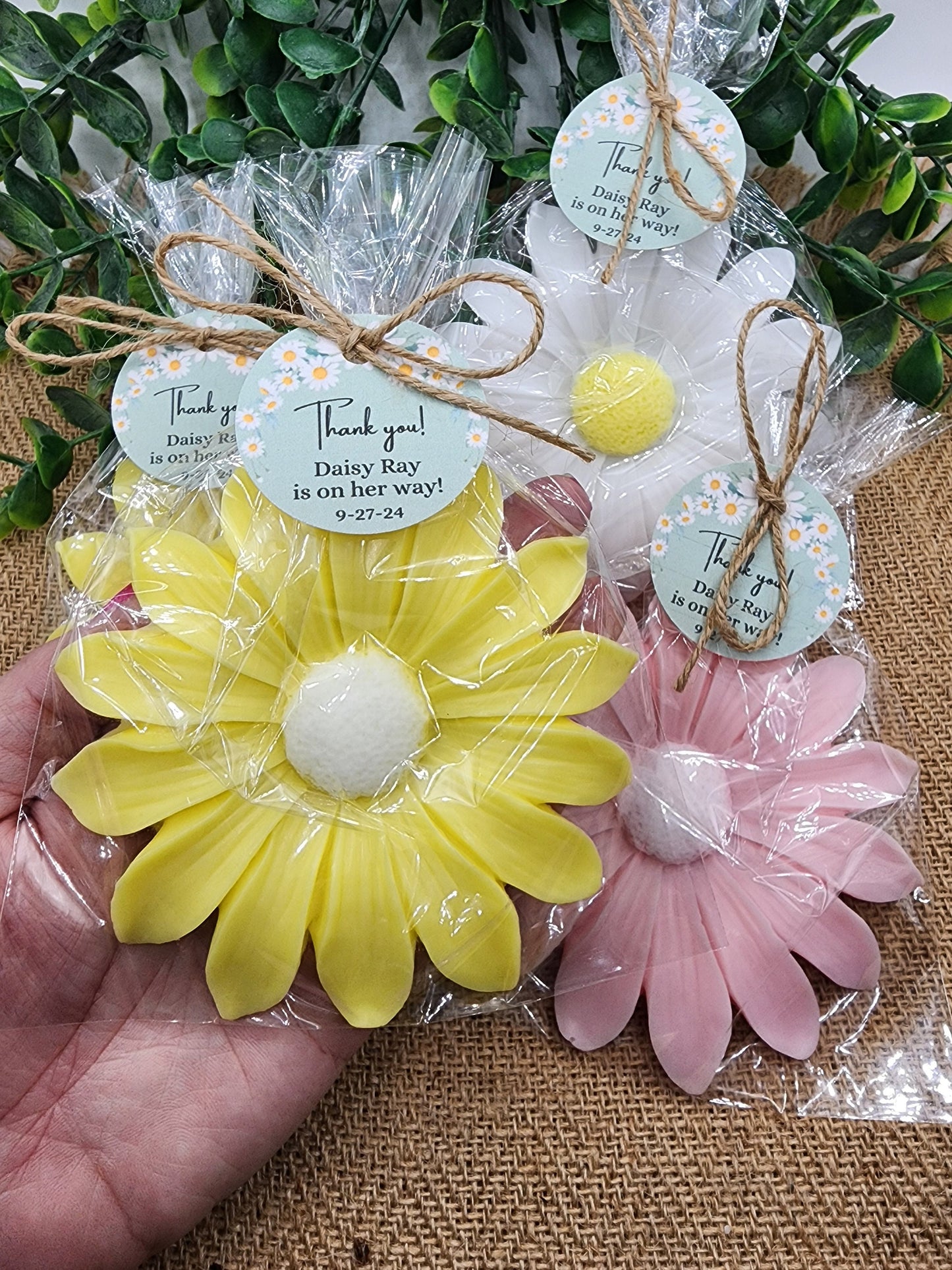 Large Daisy Soap Favors Baby Shower Floral Bridal Shower Decor Baby In Bloom Theme Large Daisy Party Favors Gift For Guests