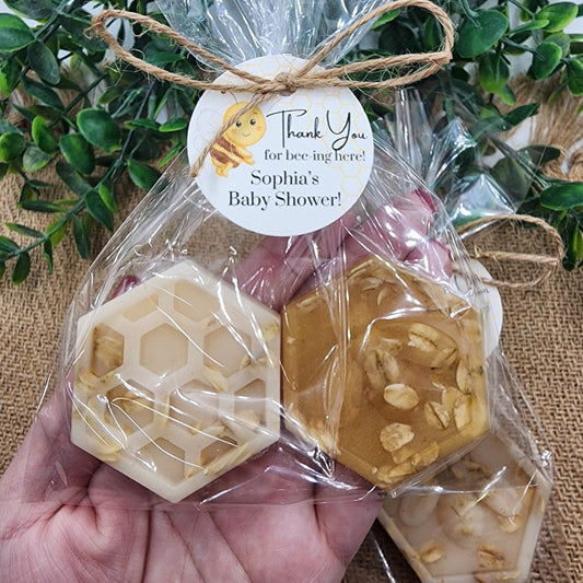 Honeycomb Soap Favors Honey Bee Baby Shower Favors Bee Hive Wedding Shower Favors Oatmeal Soap Gift For Her