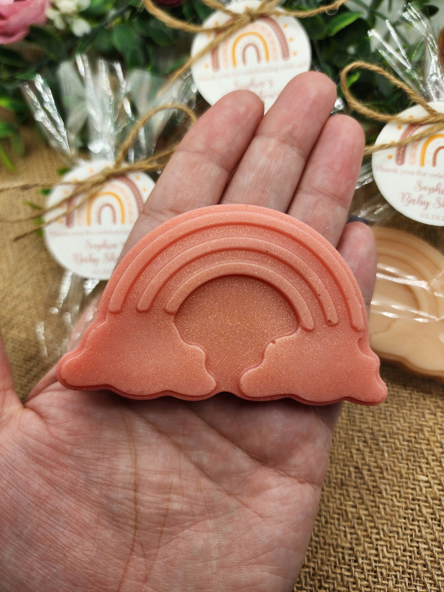 Boho Rainbow Soap Favors Baby Shower Favors Bohemian Favors Rainbow Decorations For Party Gender Neutral Baby Reveal Party Decorations Gift