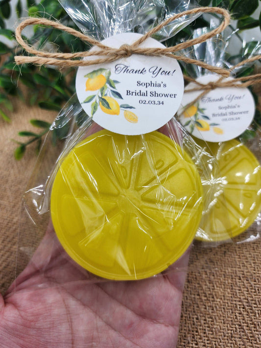 Lemon Soap Favors Citrus Baby Shower Soap Favors Lemon Wedding Favors Little Cutie Favors Mandarin Soap Favors Gift For Her Clementine Soap