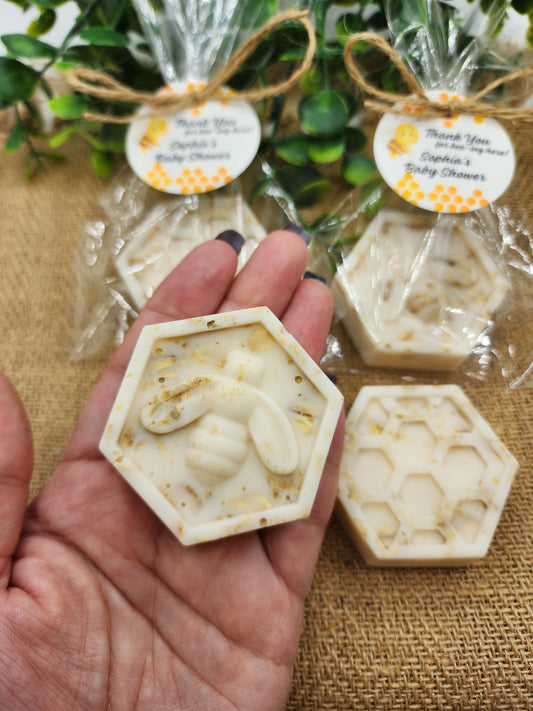 Honeycomb Soap Favors Honey Bee Baby Shower Favors Bee Hive Wedding Shower Favors Oatmeal Soap Gift For Her