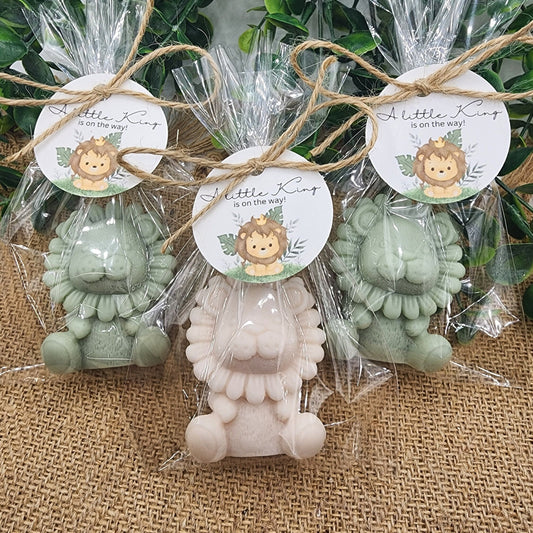 Lion Soap Favors Safari Animal Baby Shower Decorations Wild One Party Favors Roar Jungle Theme First Birthday Gift Boy Girl