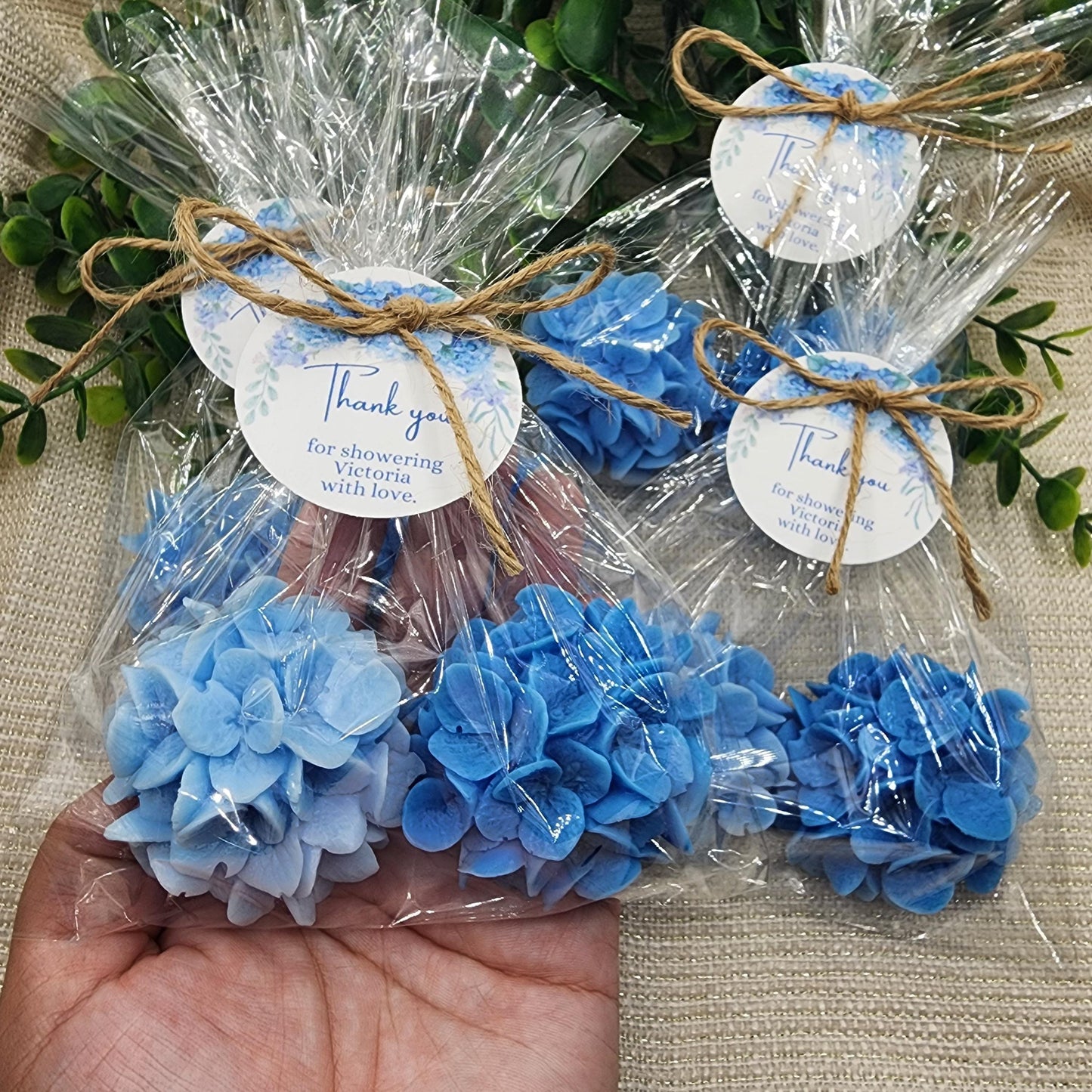 Hydrangea Soap Favors Baby Shower Gift Bridal Shower Favors Bridal Brunch Mother's Day Gift Floral Decorations Gift For Guests Dusty Blue