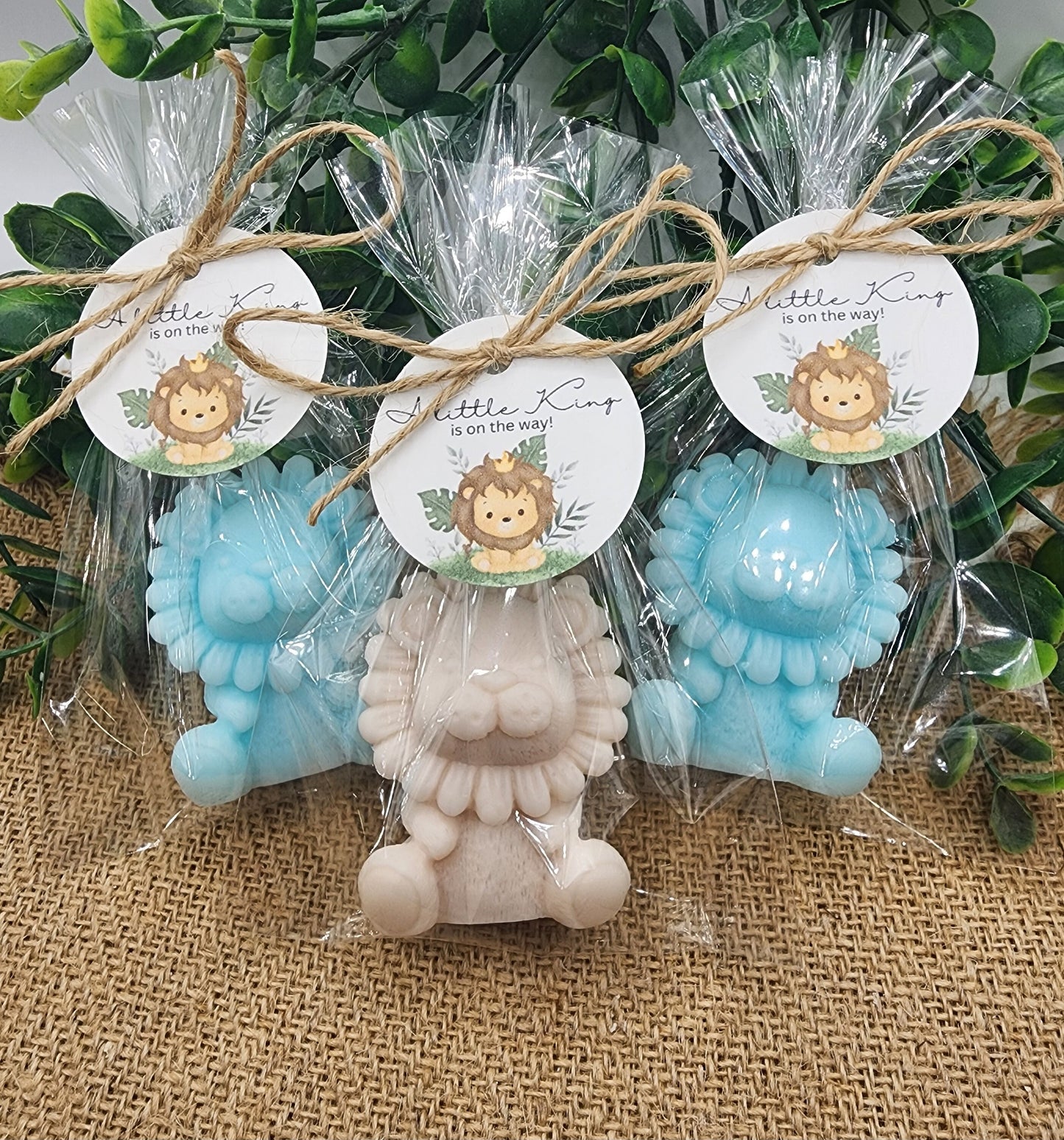 Lion Soap Favors Safari Animal Baby Shower Decorations Wild One Party Favors Roar Jungle Theme First Birthday Gift Boy Girl