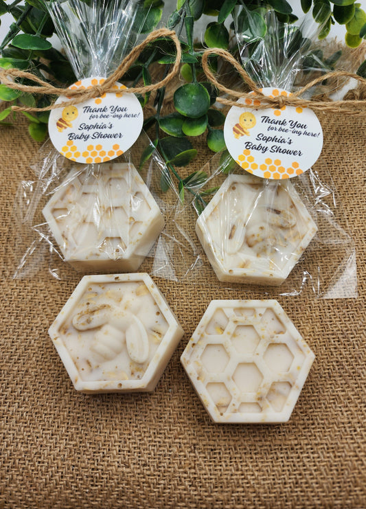 Honeycomb Soap Favors Honey Bee Baby Shower Favors Bee Hive Wedding Shower Favors Oatmeal Soap Gift For Her
