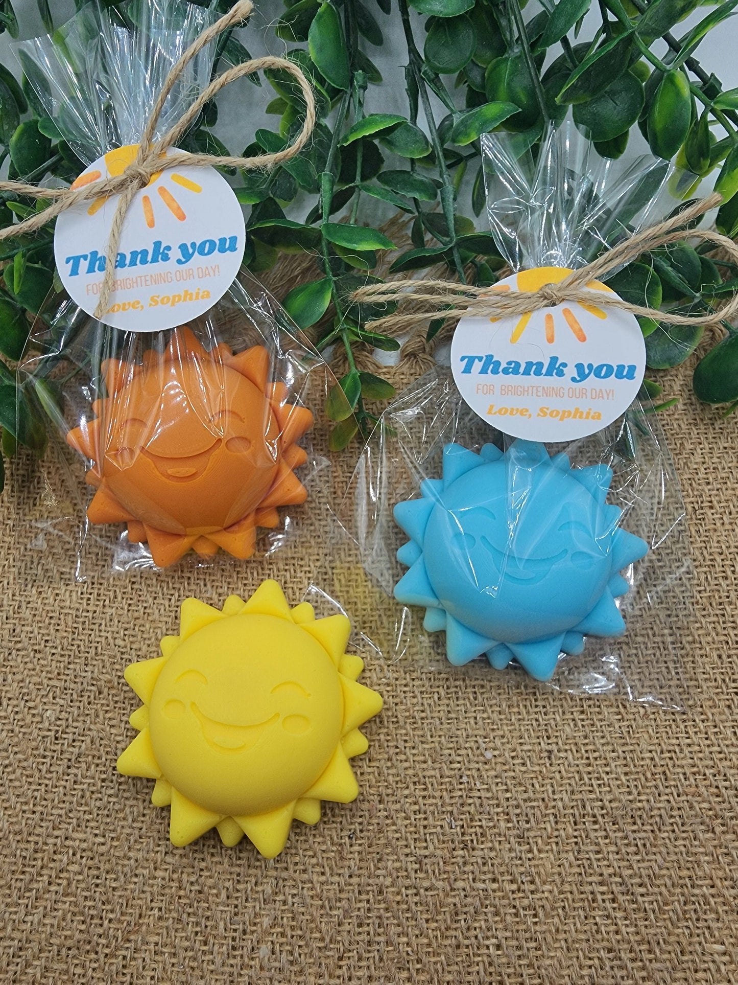 Sun baby shower soap favors sunshine soap here comes the son soap baby shower sun favors birthday party gift you are my sunshine