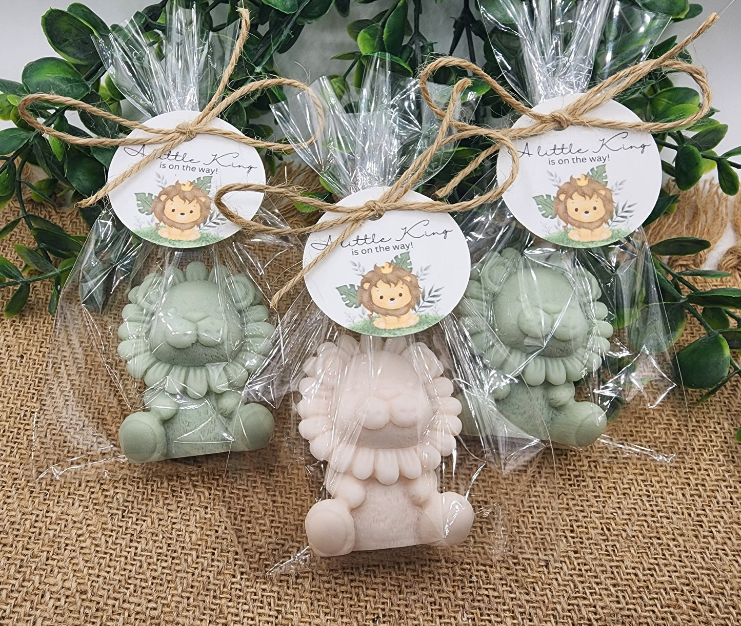 Lion Soap Favors Safari Animal Baby Shower Decorations Wild One Party Favors Roar Jungle Theme First Birthday Gift Boy Girl