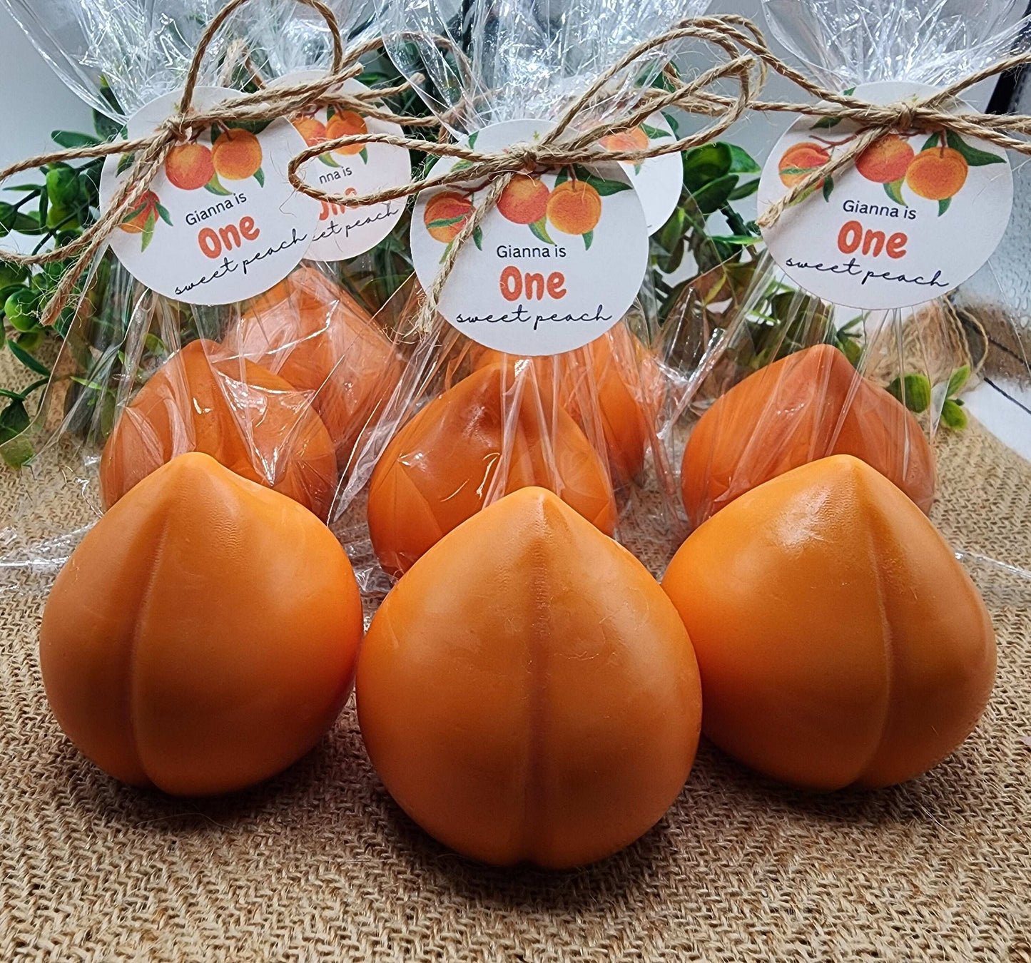 Peach soap favors peach baby shower decorations one sweet peach summer fruit decor for first birthday wedding shower gift for boy girl