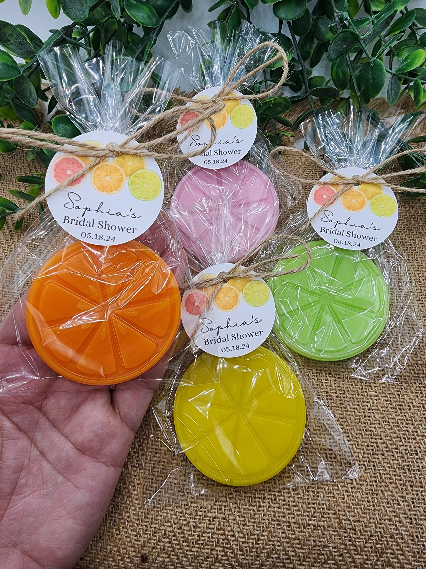 Citrus Soap Favors Orange Baby Shower Soap Favors Lemon Wedding Favors Little Cutie Favors Grapefruit Lime Clementine Gift For Her Soap