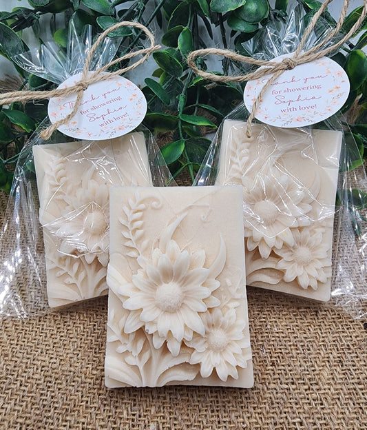 Boho Wildflower Baby Shower Soap Favors Baby In Bloom Shower Decorations Daisy Flower Spring Garden Gift For Guests Bridal Shower Wedding