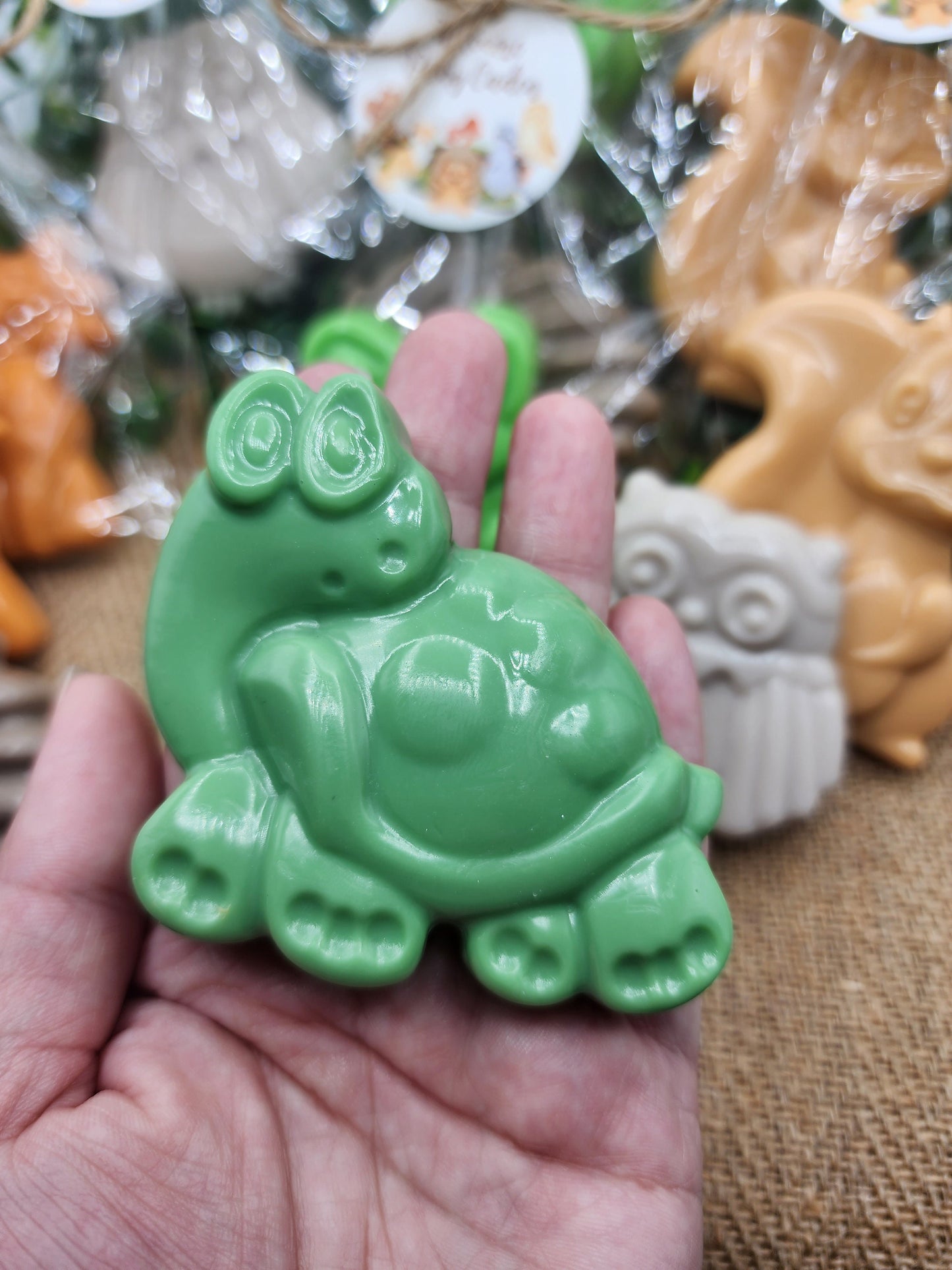Woodland Animal Baby Shower Soap Favors Safari Animal Decorations Wild One Birthday Party Favors Owl Hedgehog Fox Frog Squirrel Turtle