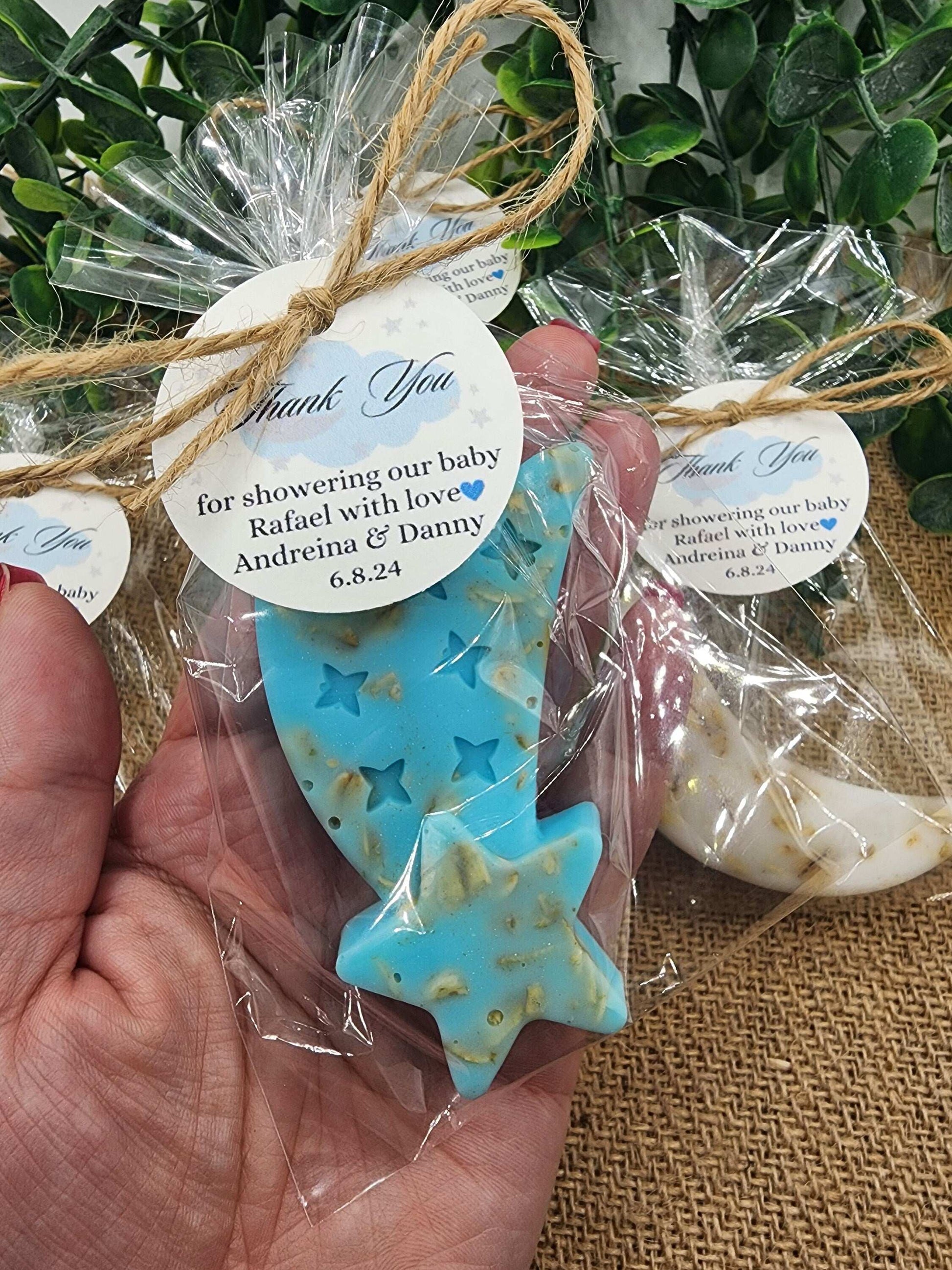 Over the moon soap favors twinkle twinkle little star moon and star soap favors baby shower favors bridal shower favor