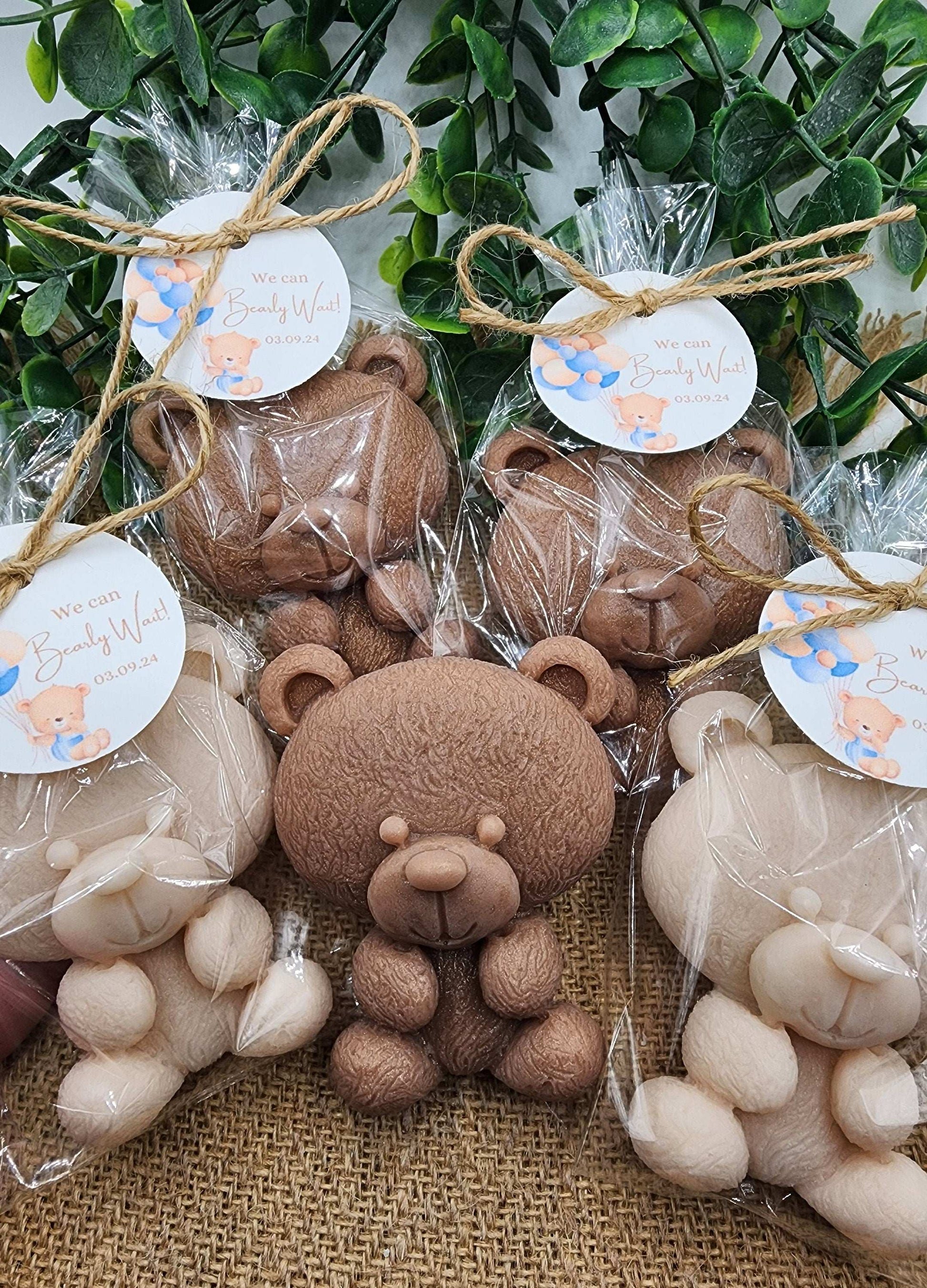 Teddy Bear Soap Favors Baby Shower Favors Thank You Beary Much Gift Beary First Birthday Decorations Gender Reveal Favors Boy Girl Gift