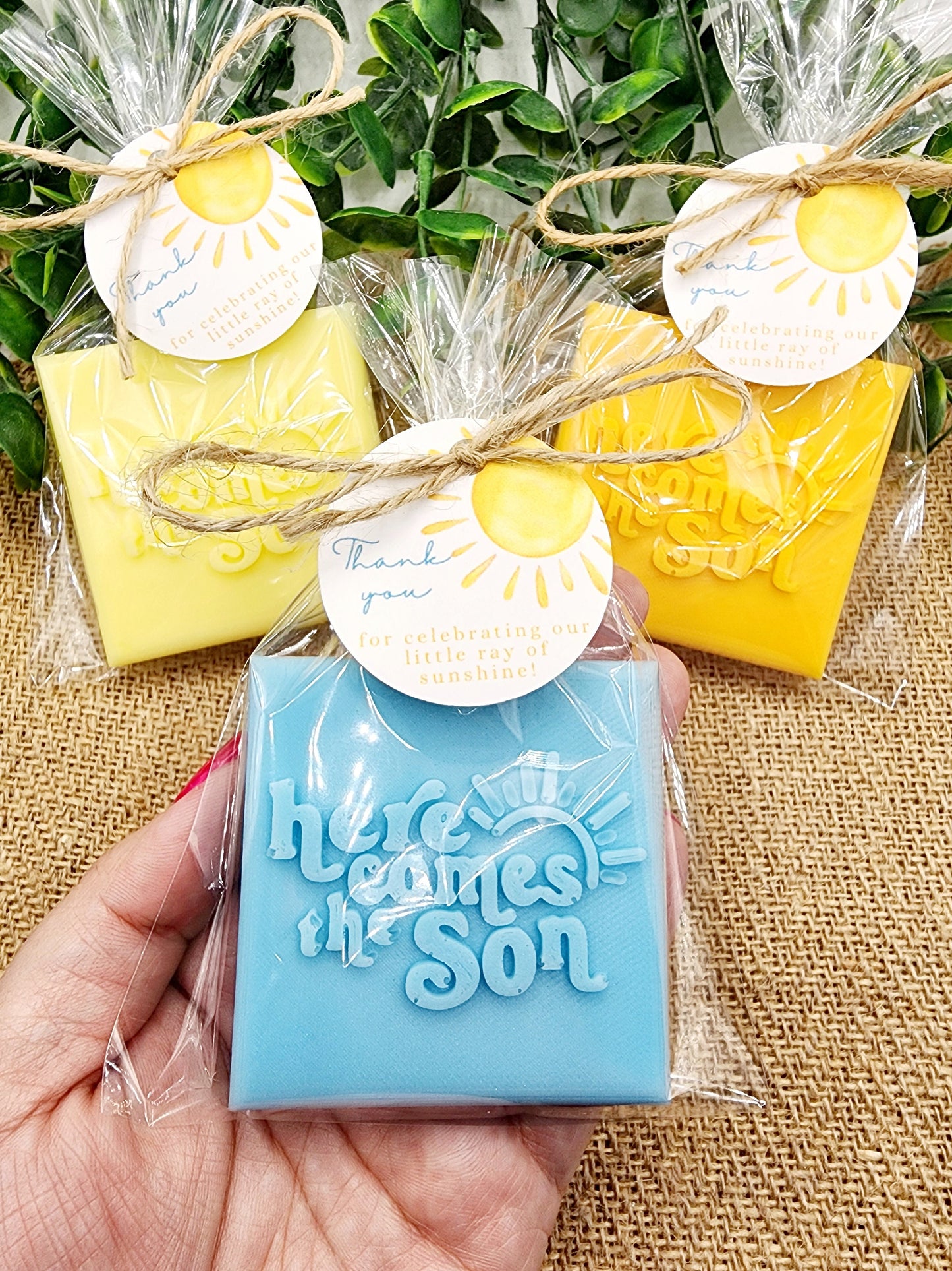 Here Comes The Son Baby Shower Soap Favors Sunshine Decorations Sunshine Theme First Trip Around The Sun Party Favors Gift For Guest In Bulk