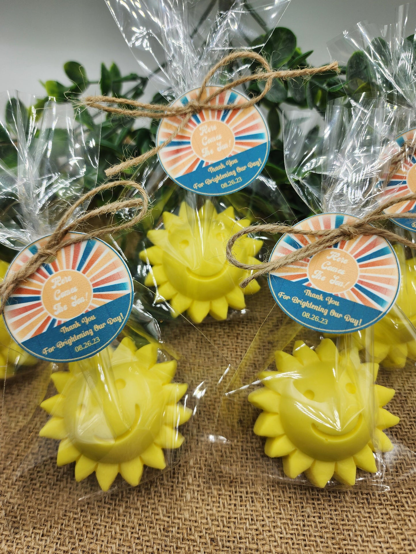 Sun baby shower soap favors sunshine soap here comes the son soap baby shower sun favors birthday party gift you are my sunshine