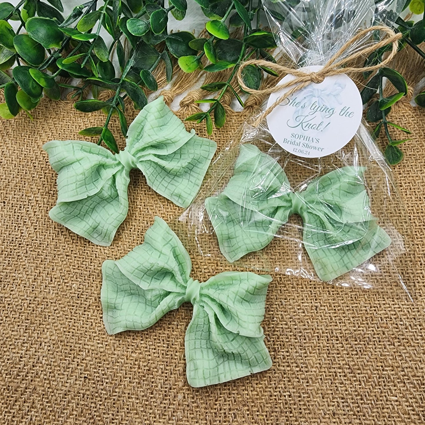 Bow Baby Shower Soap Favors She's Tying The Knot Bridal Shower Wedding Decorations Elegant Keepsakes Gifts For Guest Sweet 16 Birthday Party
