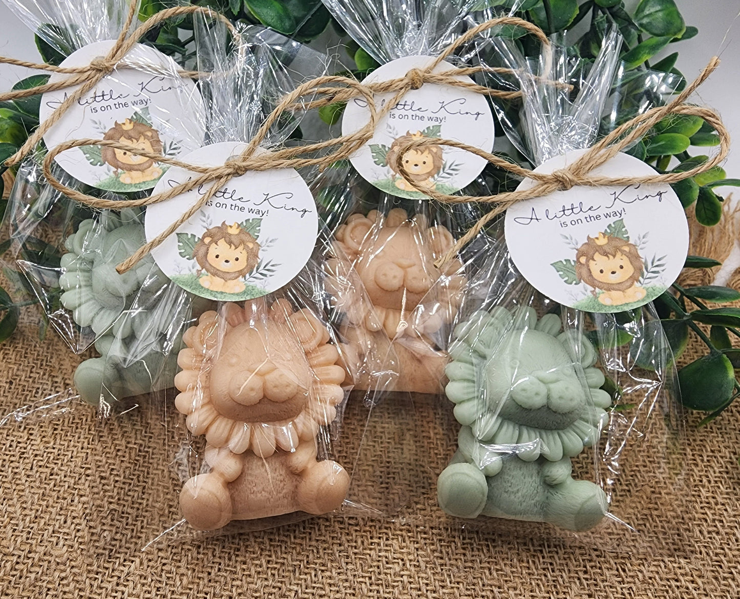 Lion Soap Favors Safari Animal Baby Shower Decorations Wild One Party Favors Roar Jungle Theme First Birthday Gift Boy Girl