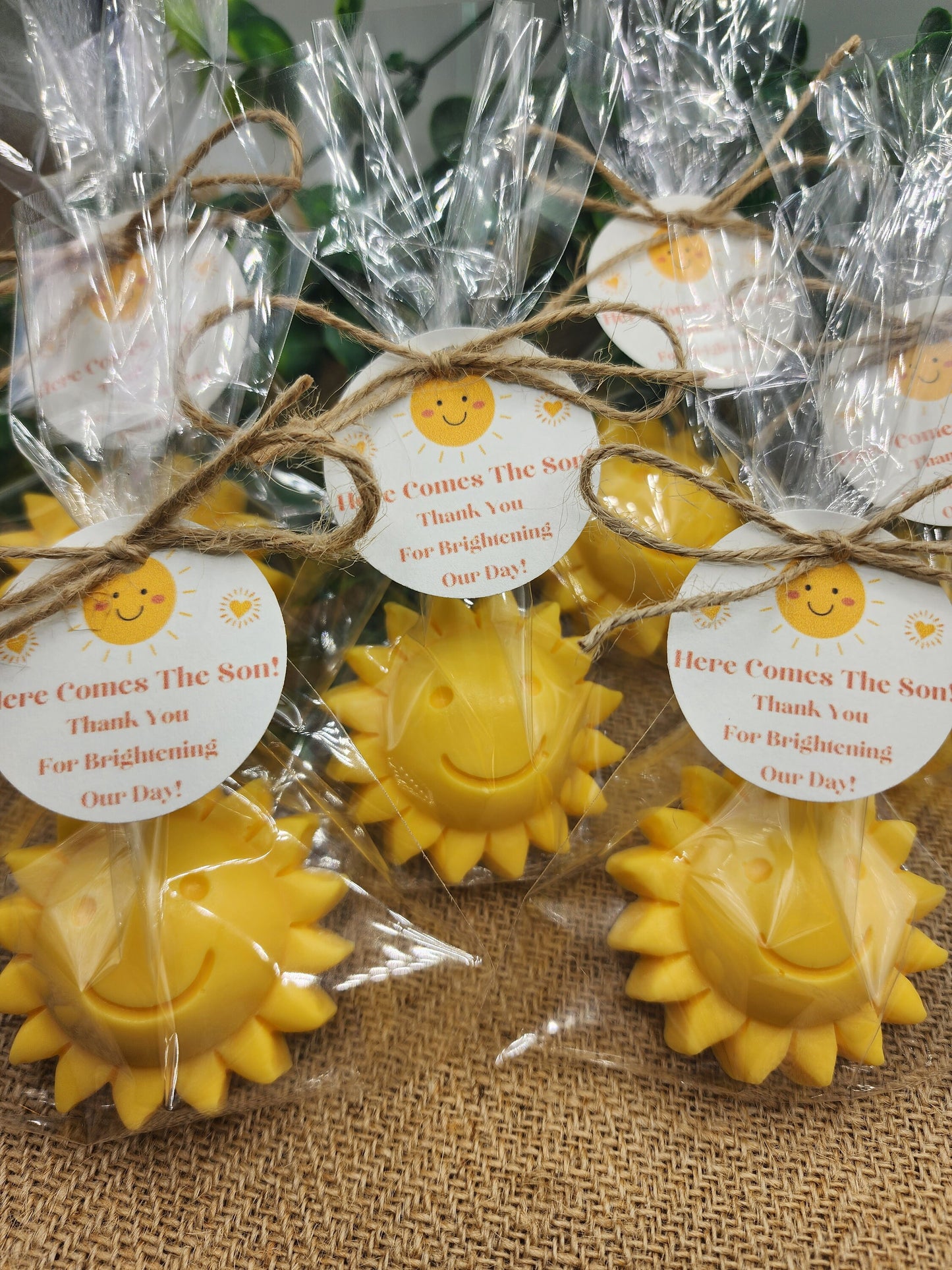 Sun baby shower soap favors sunshine soap here comes the son soap baby shower sun favors birthday party gift you are my sunshine