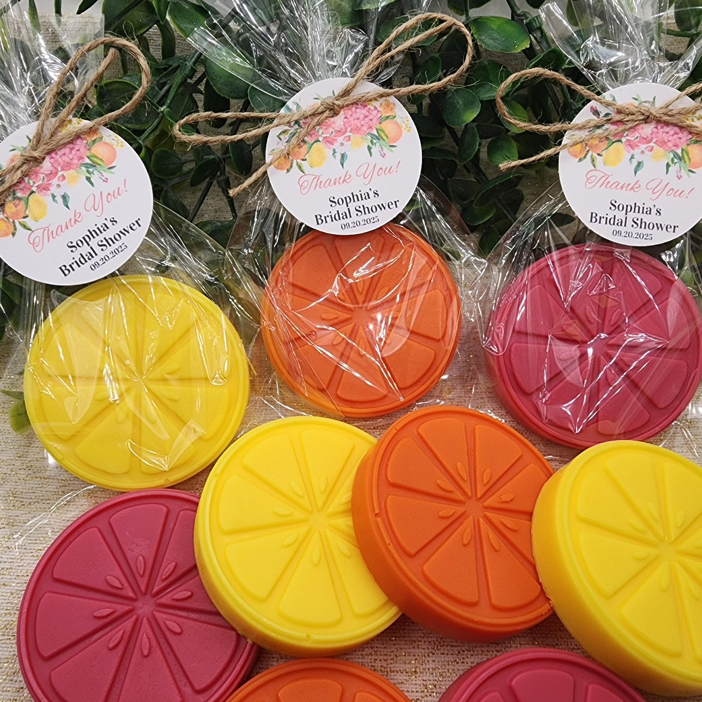 Citrus Soap Favors Orange Baby Shower Soap Favors Lemon Wedding Favors Little Cutie Favors Grapefruit Lime Clementine Gift For Her Soap
