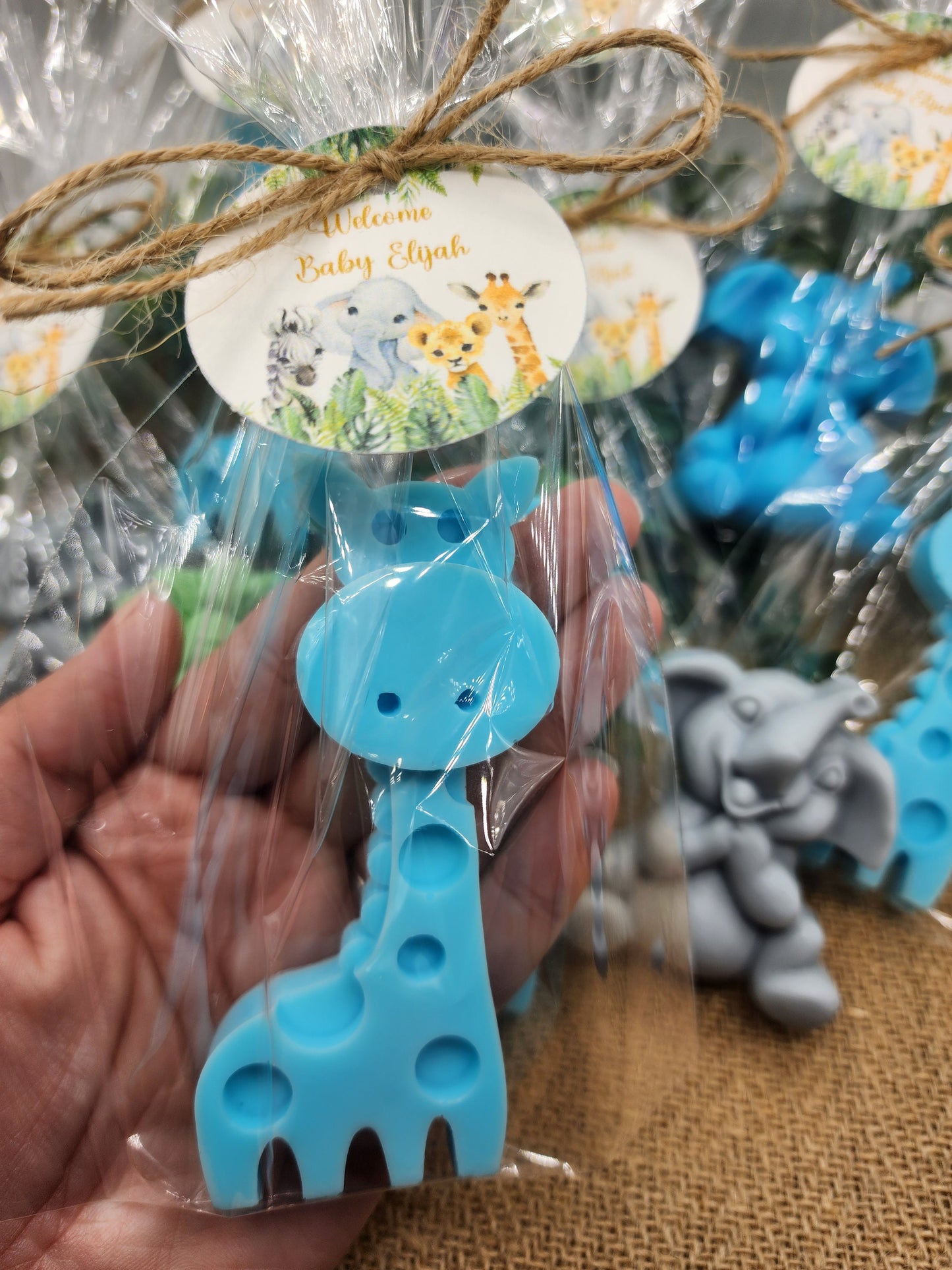 Safari Animal Soaps Baby Shower Soap Favors Safari Themed Decorations Wild One Party Favors Elephant Lion Girrafe Favors Boy Birthday Gift
