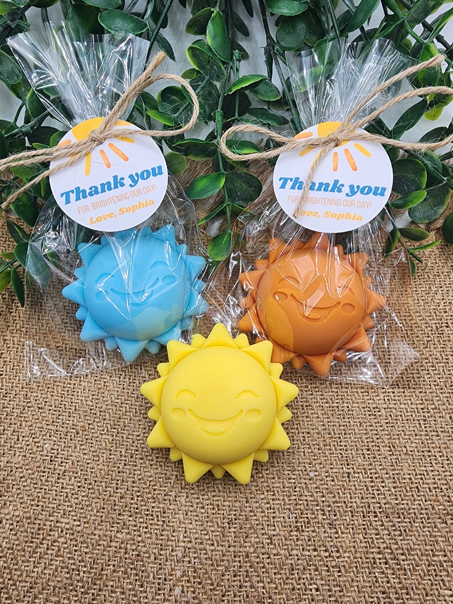 Sun baby shower soap favors sunshine soap here comes the son soap baby shower sun favors birthday party gift you are my sunshine