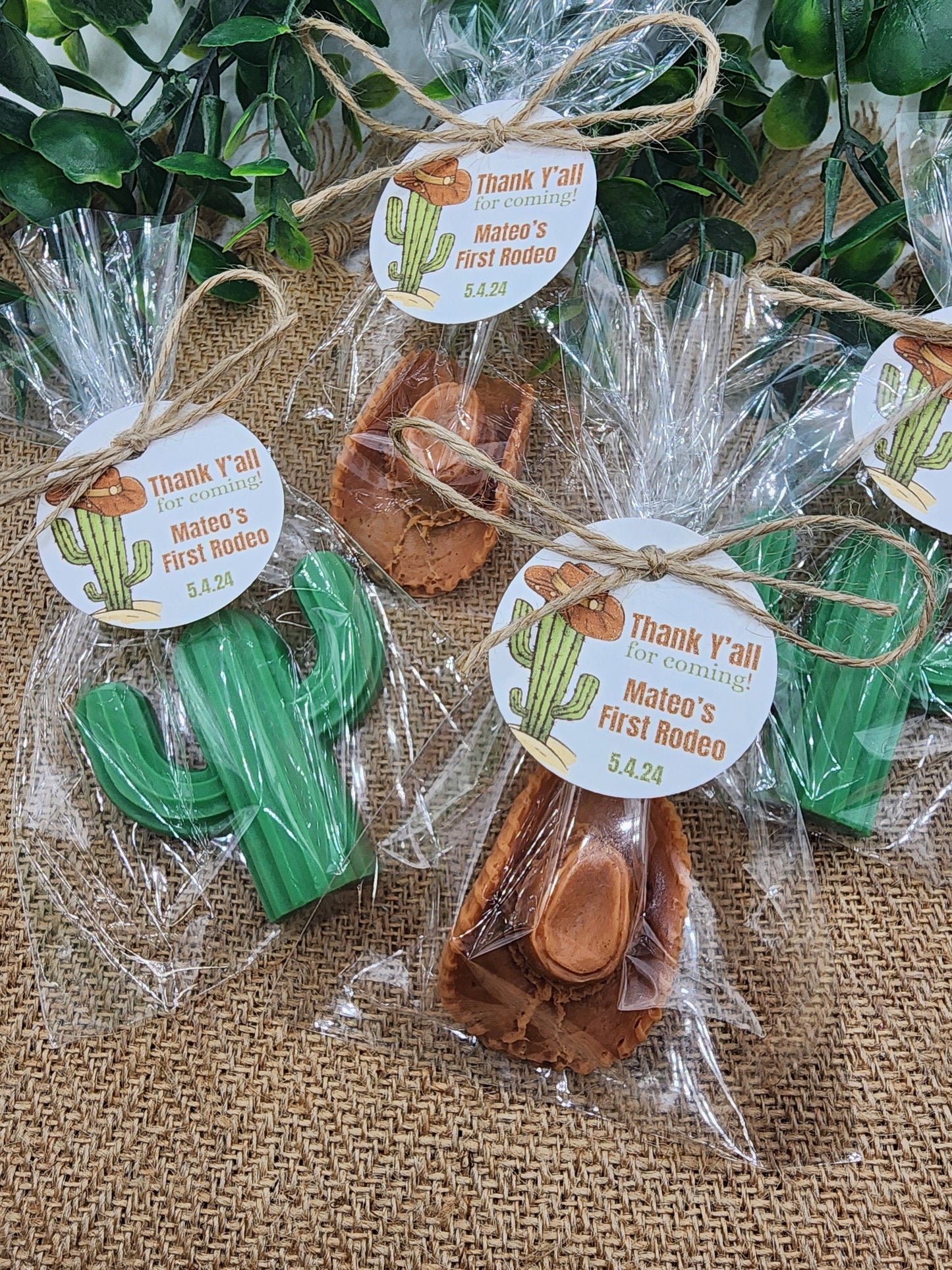 Western Soap Favors Cowboy Baby Shower Mexican Fiesta Wedding First Rodeo Birthday Decorations Country Wild West Party Hat Cactus Soap Gift