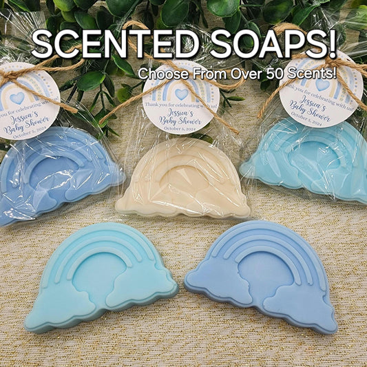 Rainbow Soap Favors Baby Shower Favors Bohemian Favors Rainbow Decorations For Party Gender Neutral Baby Reveal Party Decorations boy girl