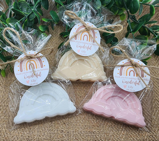 Rainbow Soap Favors Baby Shower Favors Bohemian Favors Rainbow Decorations For Party Gender Neutral Baby Reveal Party Decorations Gift Girl