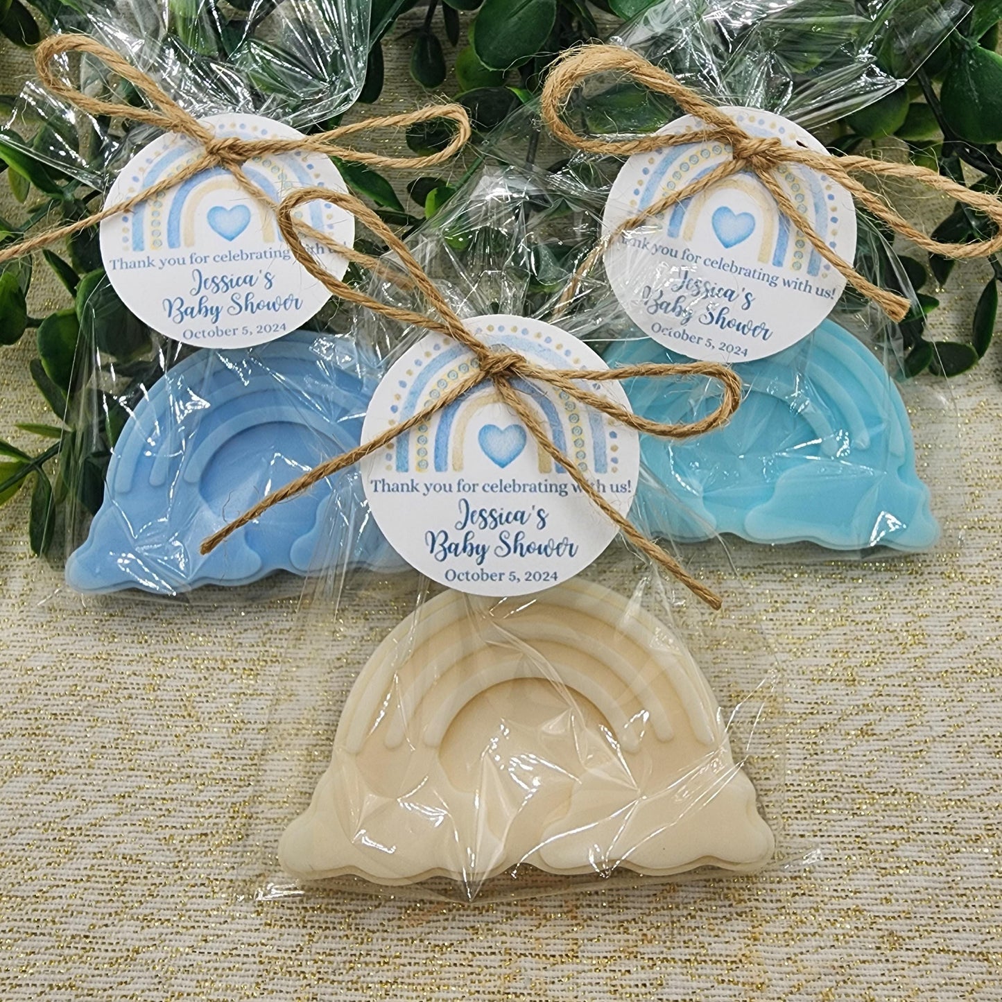 Rainbow Soap Favors Baby Shower Favors Bohemian Favors Rainbow Decorations For Party Gender Neutral Baby Reveal Party Decorations boy girl