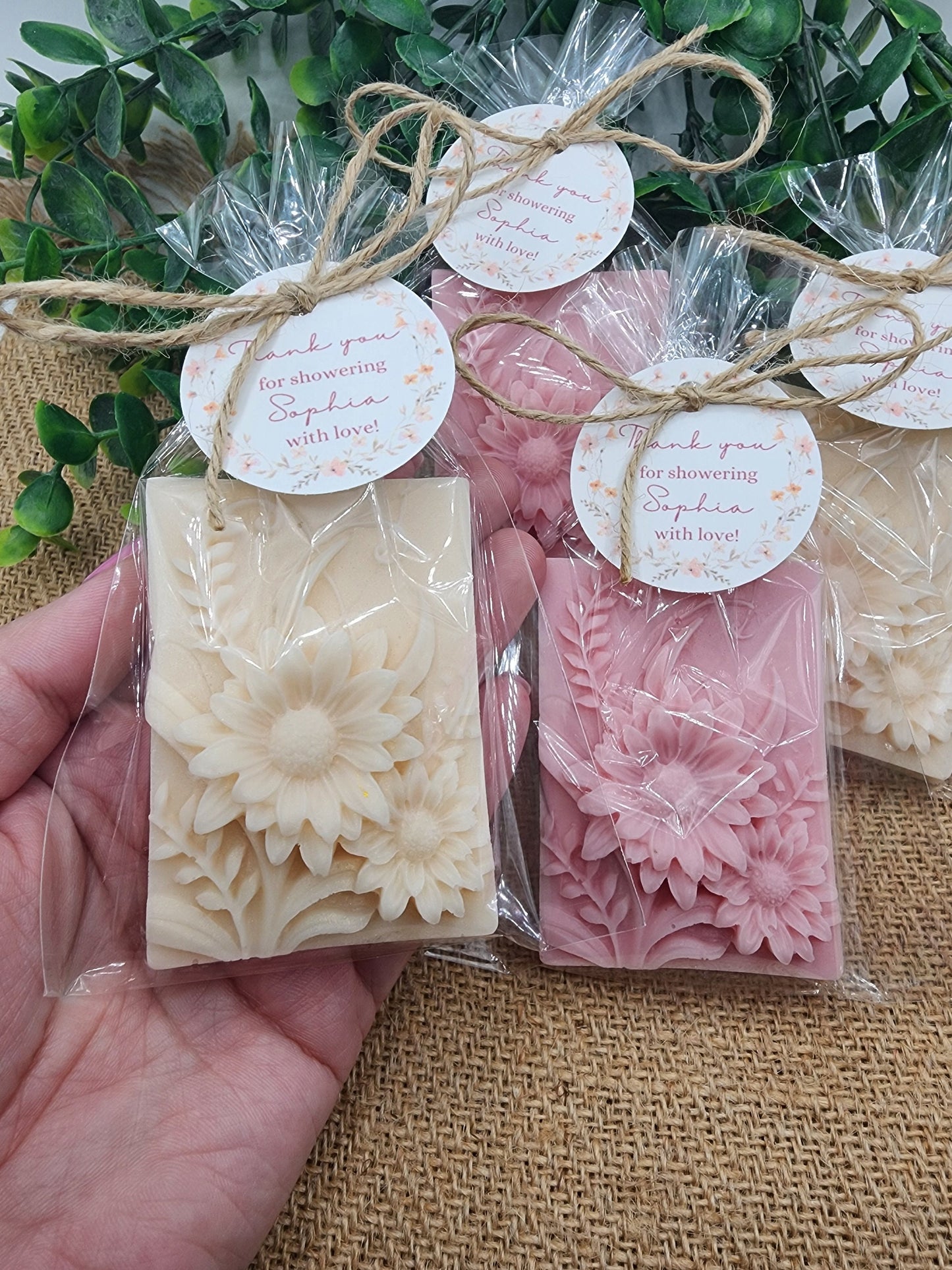 Wildflower Baby Shower Soap Favors Baby In Bloom Shower Decorations Daisy Flower Spring Garden Gift For Guests Bridal Shower Wedding Shower