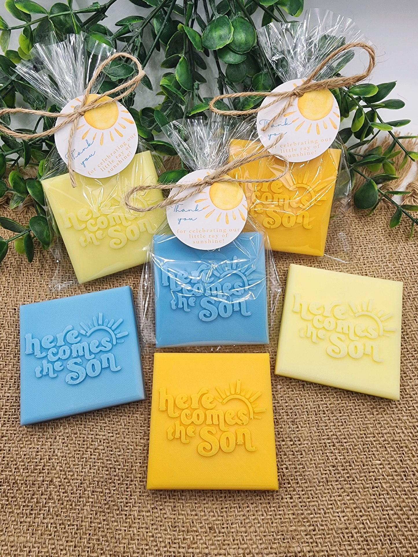 Here Comes The Son Baby Shower Soap Favors Sunshine Decorations Sunshine Theme First Trip Around The Sun Party Favors Gift For Guest In Bulk