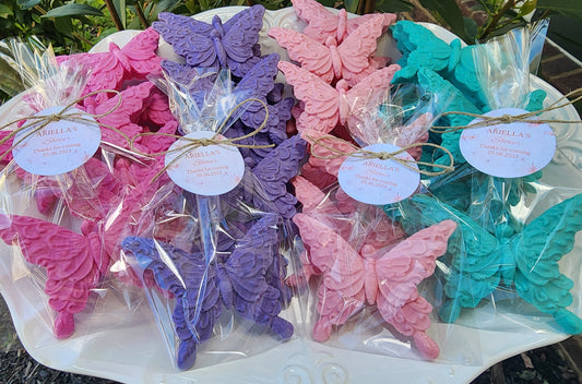 Butterfly Soap Favors Baby shower favors Bridal shower favors Wedding shower favors Party favors Girl gift