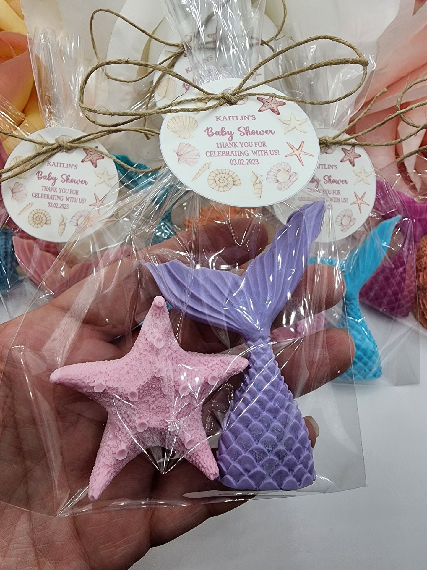 Under The Sea Mermaid Tail Soap Mermaid Party Favor Mermaid Tails Beach Soap Beach Birthday Party Gift For Girl Baby Shower Favor