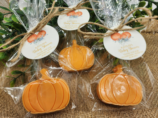 Pumpkin Soap Favors Little Pumpkin Soap Favors Fall Pumpkin Party Favors Halloween Party Decorations Pumpkin Wedding Favors