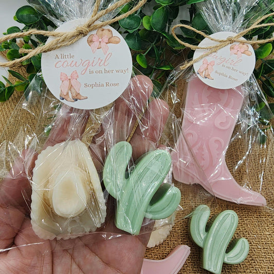 Western Soap Favors Cowboy Boot Baby Shower Mexican Fiesta Wedding First Rodeo Birthday Decorations Country Wild West Party Hat Cactus Gift