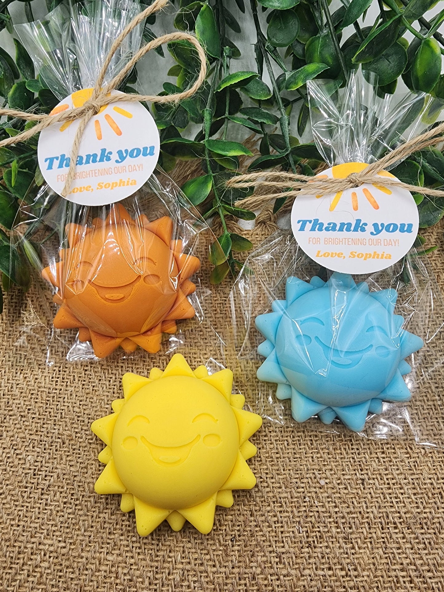 Sun baby shower soap favors sunshine soap here comes the son soap baby shower sun favors birthday party gift you are my sunshine