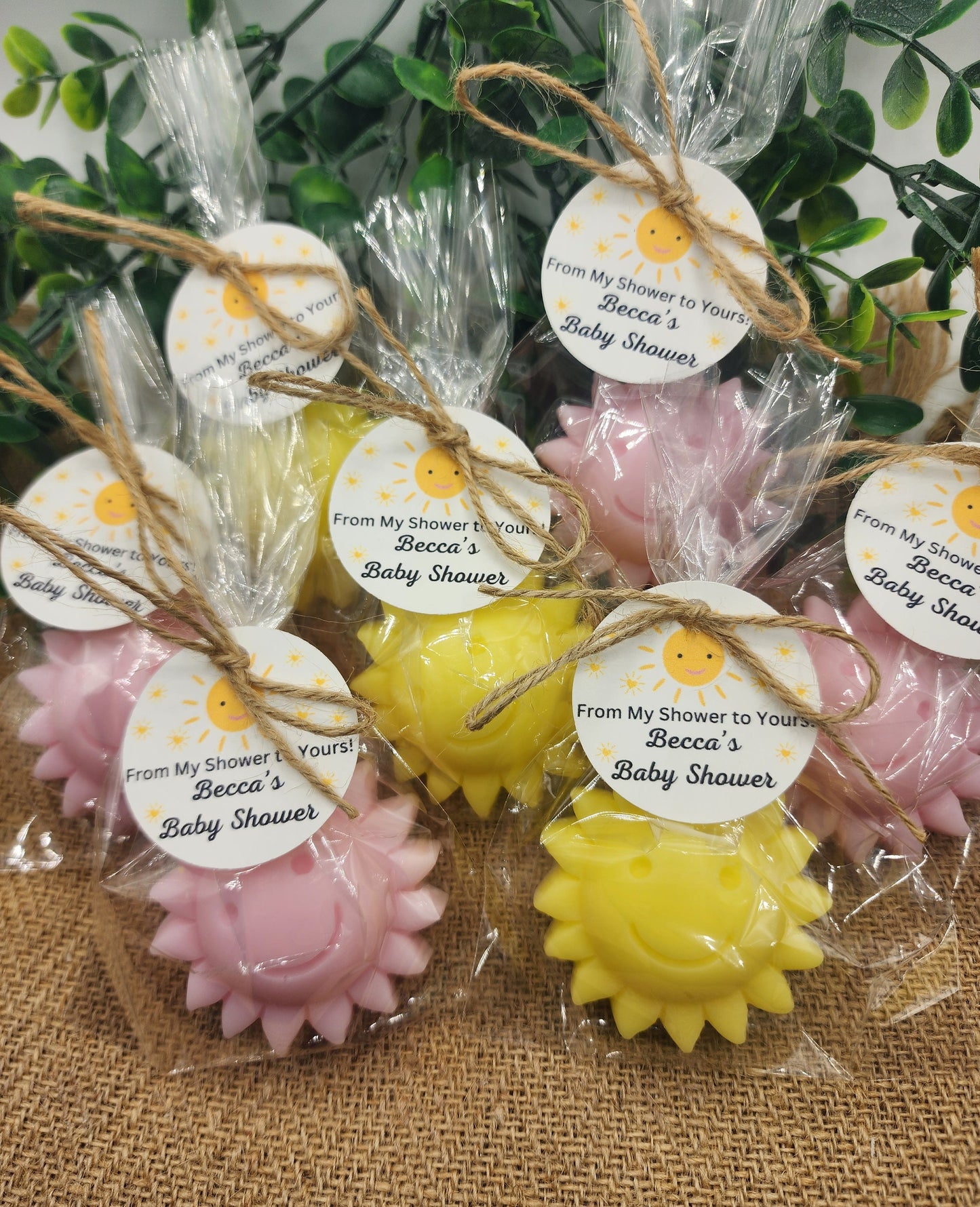 Sun baby shower soap favors sunshine soap here comes the son soap baby shower sun favors birthday party gift you are my sunshine