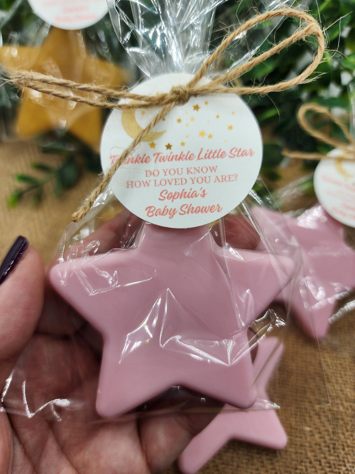 Twinkle twinkle little star soap favors over the moon baby shower favors gender reveal wedding shower favor love you to the moon and back