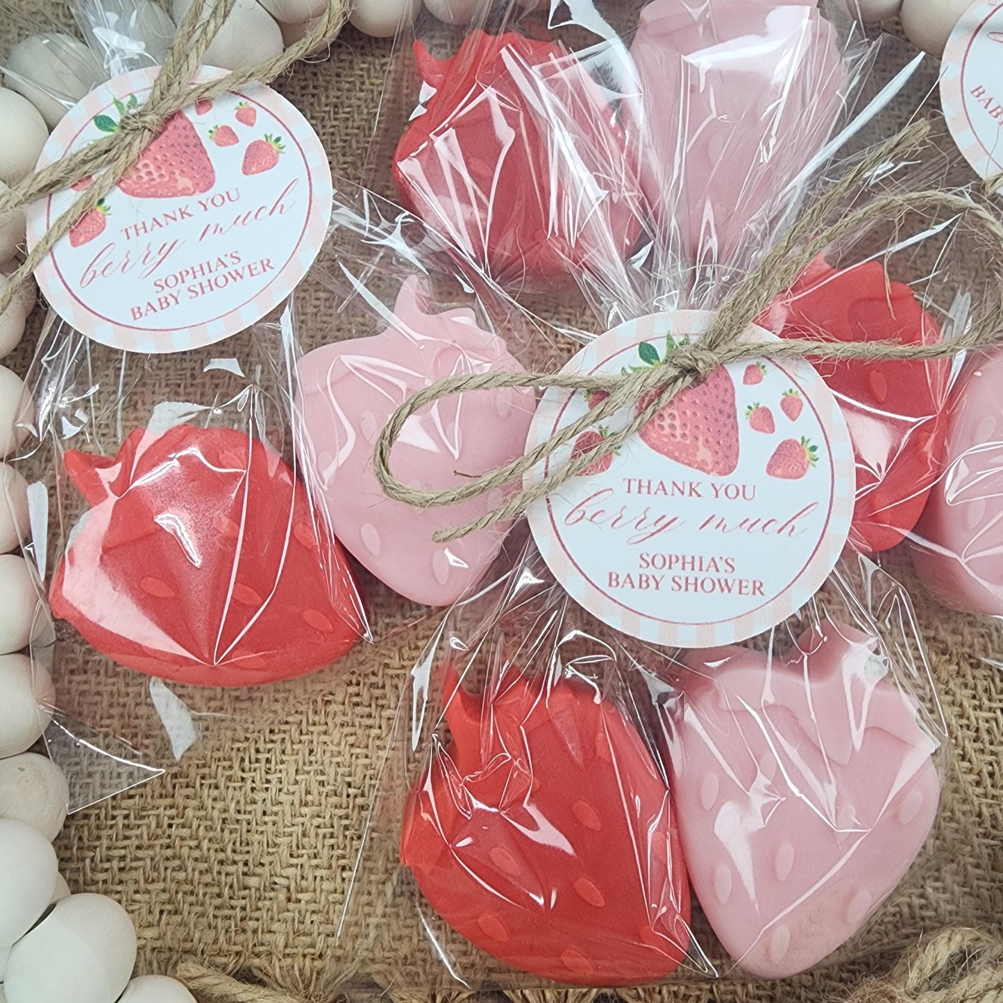 Strawberry Soap Favors Baby Shower Favors Berry First Birthday Party Favors Sweet Strawberry Decorations Gift For Her Summer Fruit Favors