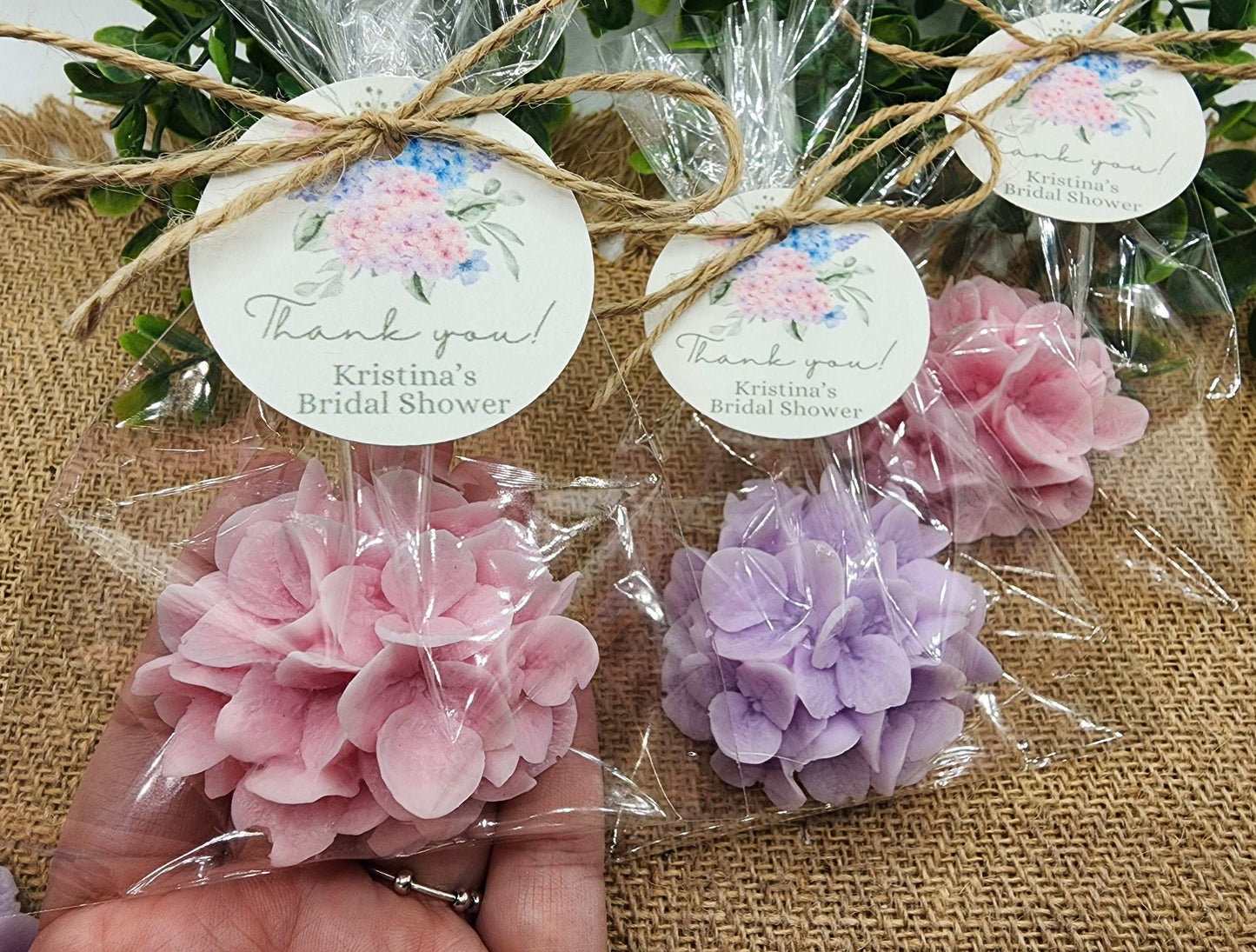 Hydrangea Soap Favors Baby Shower Gift Bridal Shower Favors Bridal Brunch Mother's Day Gift Floral Decorations Gift For Guests Dusty Blue