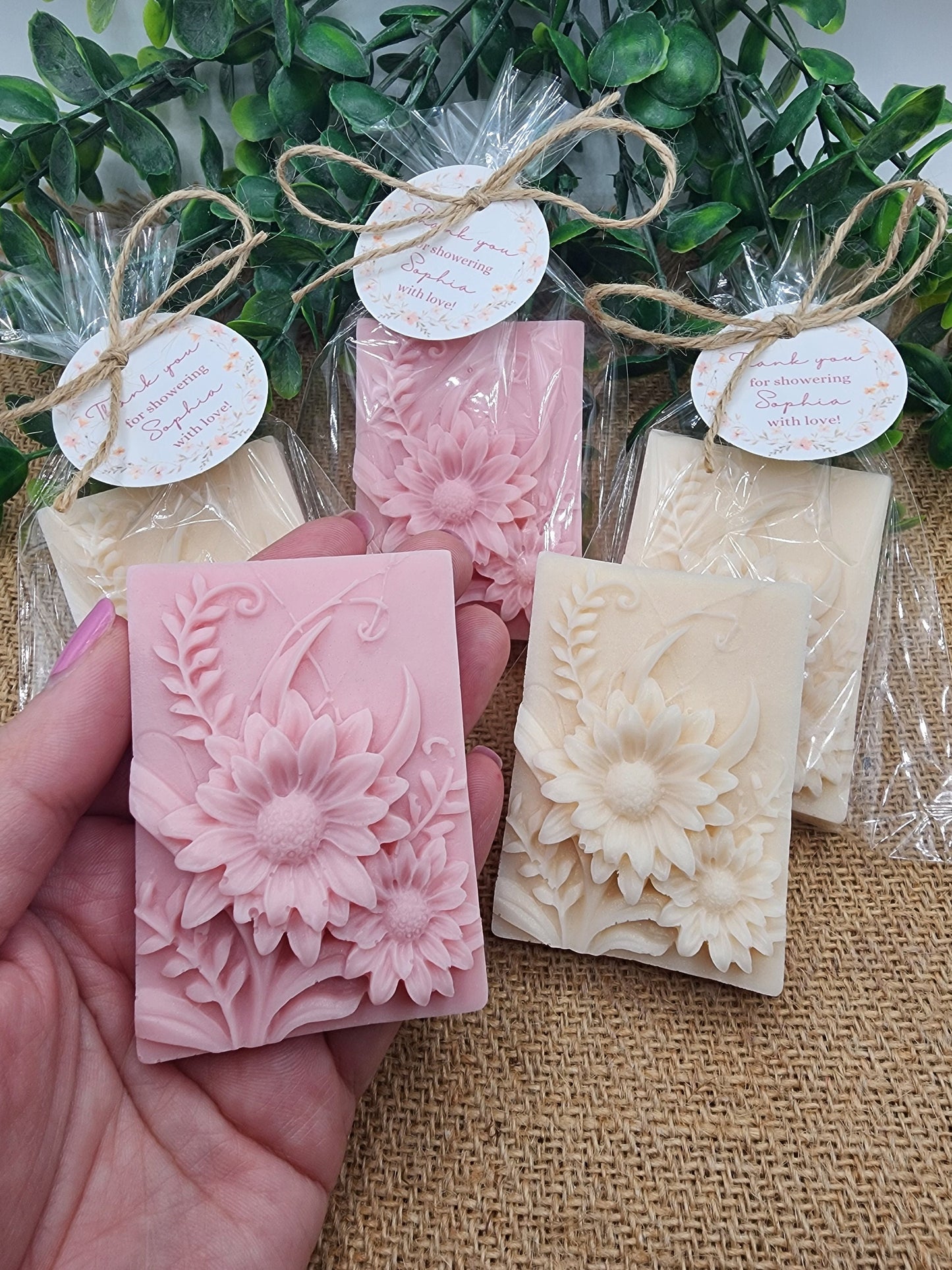 Wildflower Baby Shower Soap Favors Baby In Bloom Shower Decorations Daisy Flower Spring Garden Gift For Guests Bridal Shower Wedding Shower
