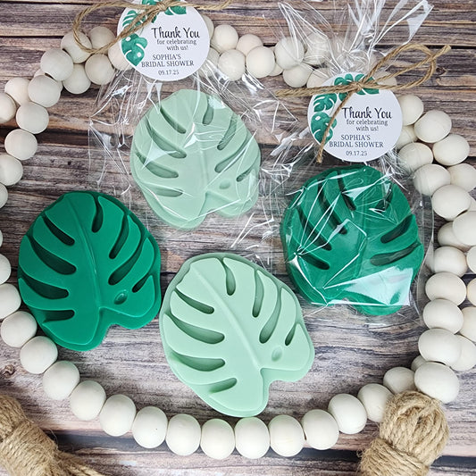 Elegant Safari Monstera Soap Favors Wedding Favors Baby Shower Favors Jungle Wild One Themed Decorations For Birthday Party Greenery Gift