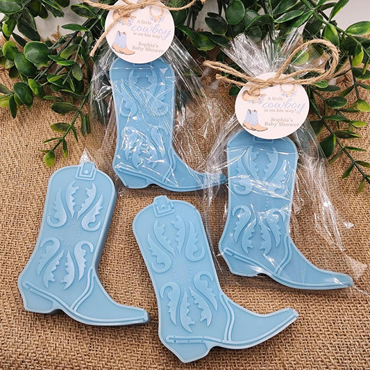 Western Boot Soap Favors Cowboy Baby Shower Mexican Fiesta Wedding First Rodeo Birthday Decorations Country Wild West Party Hat Cactus Gift