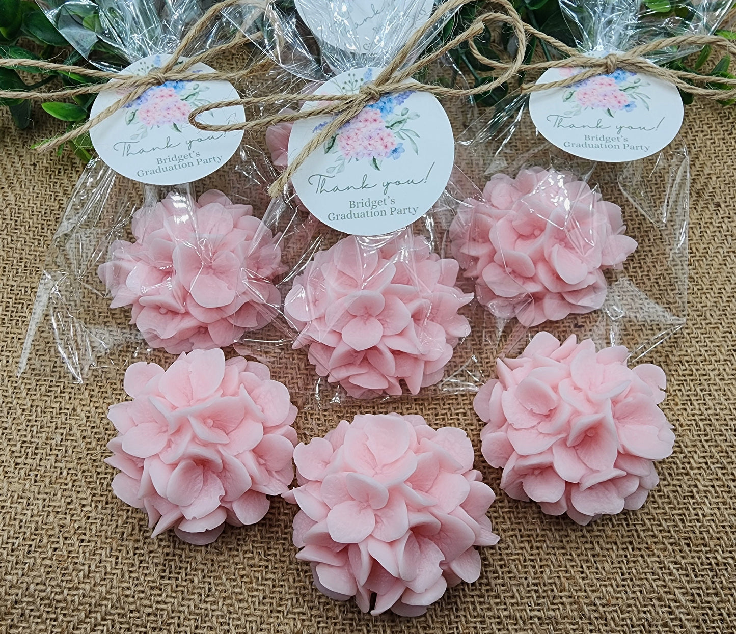 Hydrangea Soap Favors Baby Shower Gift Bridal Shower Favors Bridal Brunch Mother's Day Gift Floral Decorations Gift For Guests purple