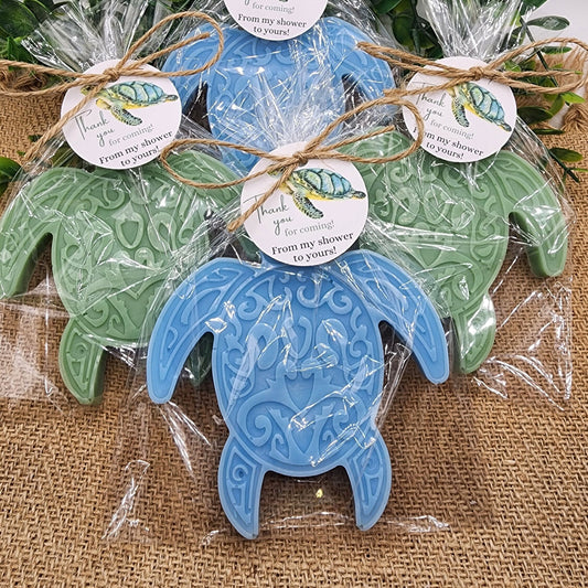 Sea Turtle Soap Favors Baby Shower Favors Bridal Shower Favors Under The Sea Themed Soap Ocean Decorations  Sea Creatures Animals Gift