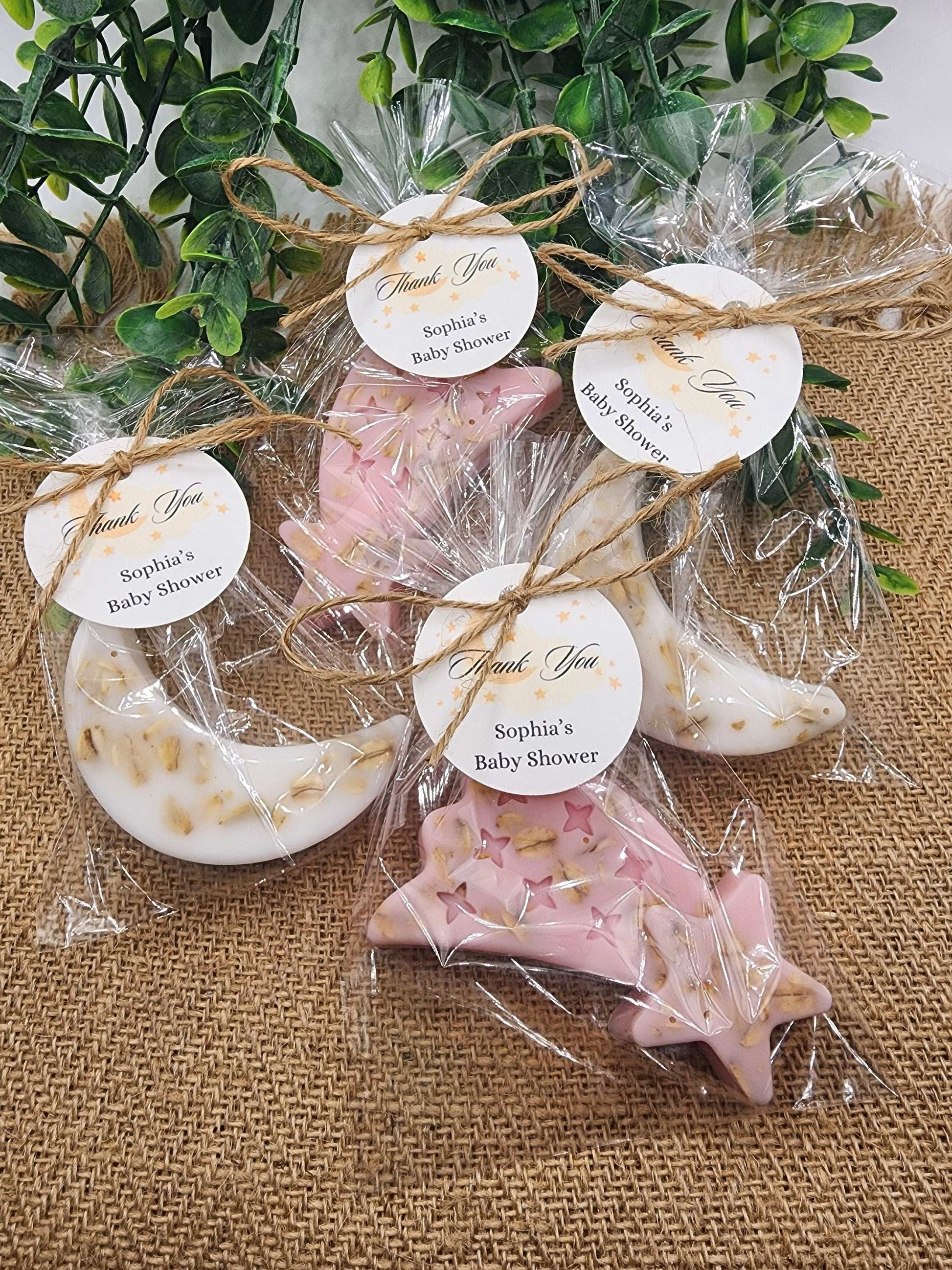 Over the moon soap favors twinkle twinkle little star moon and star soap favors baby shower favors bridal shower favor