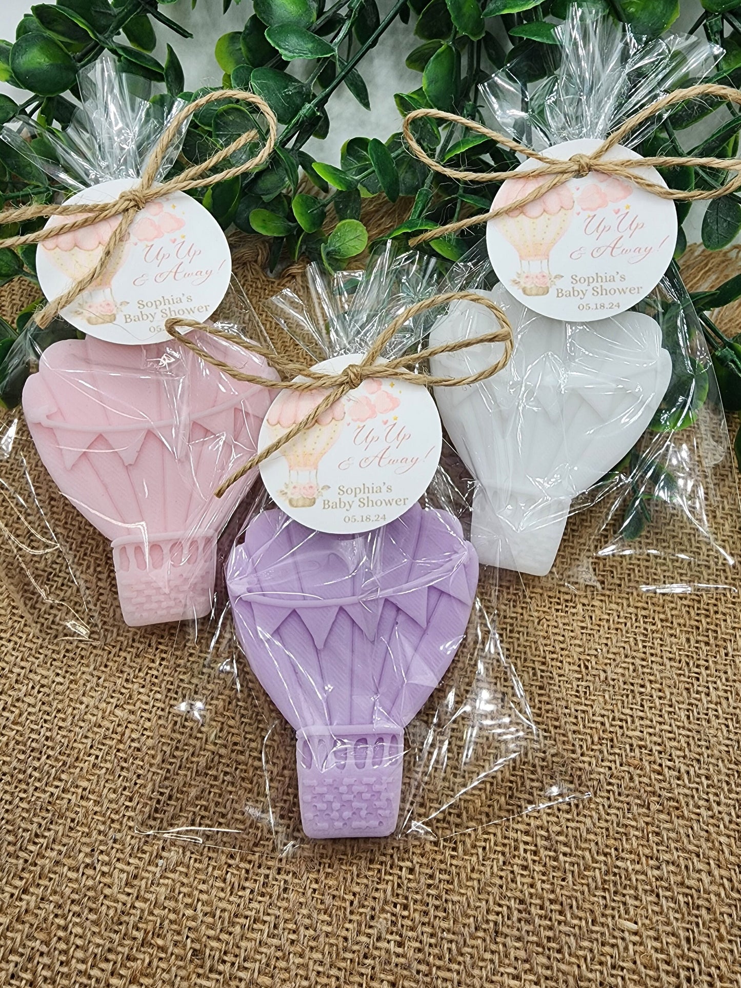 Hot Air Balloon Soap Favors Baby Shower Gift For Boy Girl Up Up And Away Baby Shower Decor Birthday Gift Gender Reveal Adventure Awaits